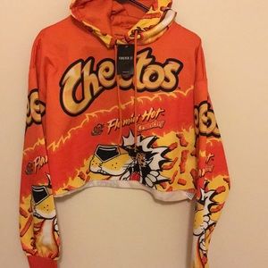 Cheetos short waist hoodie